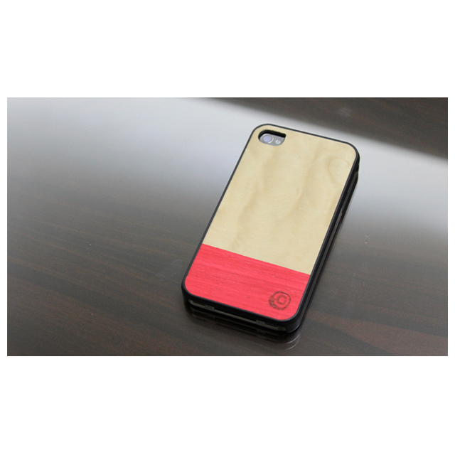 【iPhone4S/4 ケース】Real wood case Harmony Miss Matchサブ画像