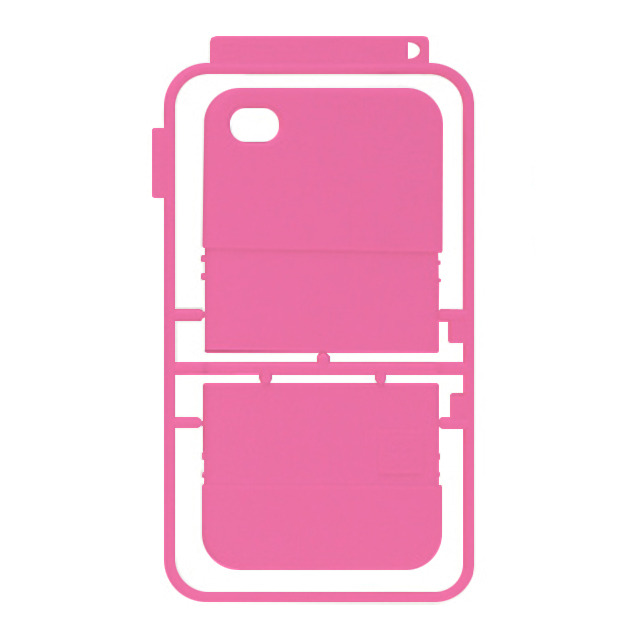 【iPhone4S/4 ケース】プラモデル型ケース Bパーツ ピンク