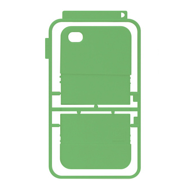 【iPhone4S/4 ケース】プラモデル型ケース Bパーツ オリーブ