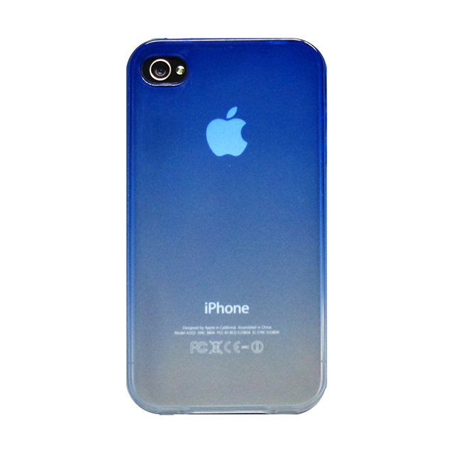 iPhone4/4Sケース 「染-SO・ME-」青サブ画像