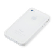 【iPhone4S/4 ケース】Zero 5 Pro Clear for iPhone 4/4S - White