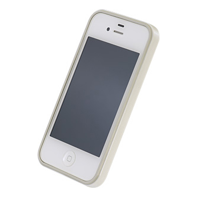 フラットバンパーセット for iPhone4S/4(パールホワイト)サブ画像