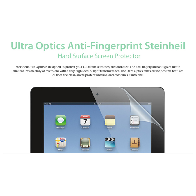 【iPad(第3世代/第4世代) iPad2】SPIGEN SGP Steinheil UO Ultra Optics Premium LCD Protection Film The new iPadgoods_nameサブ画像
