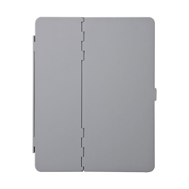 【iPad(第3世代/第4世代) ケース】iPadハードケース(スタンドタイプ、グレー)
