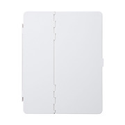 【iPad(第3世代/第4世代) ケース】iPadハードケース(スタンドタイプ、ホワイト)