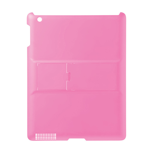 【iPad(第3世代/第4世代) ケース】iPadハードスタンドカバー(ピンク)