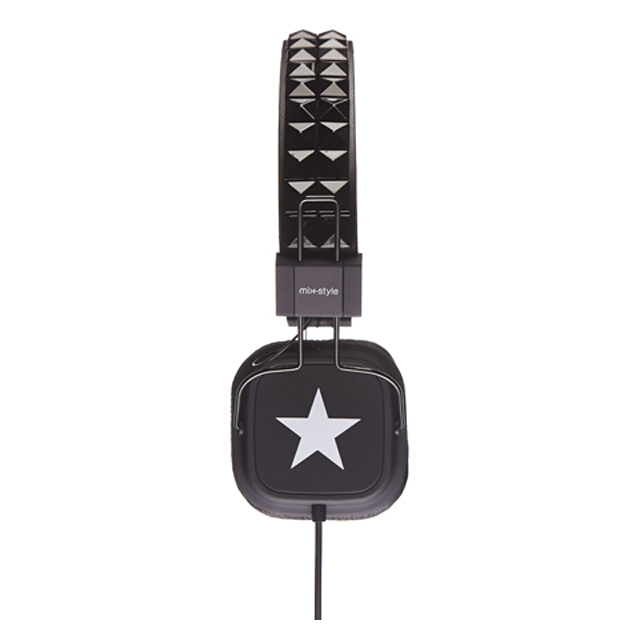 studs headphones star-BKサブ画像