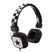 studs headphones star-WH/BK