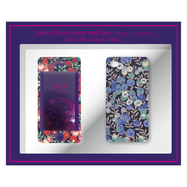 【iPhone4S/4 スキンシール】Fabric iPhone Sheets?with Case Wiltshire iPhone4S/4サブ画像