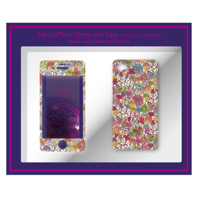 【iPhone4S/4 スキンシール】Fabric iPhone Sheets?with Case Pebble iPhone4S/4サブ画像
