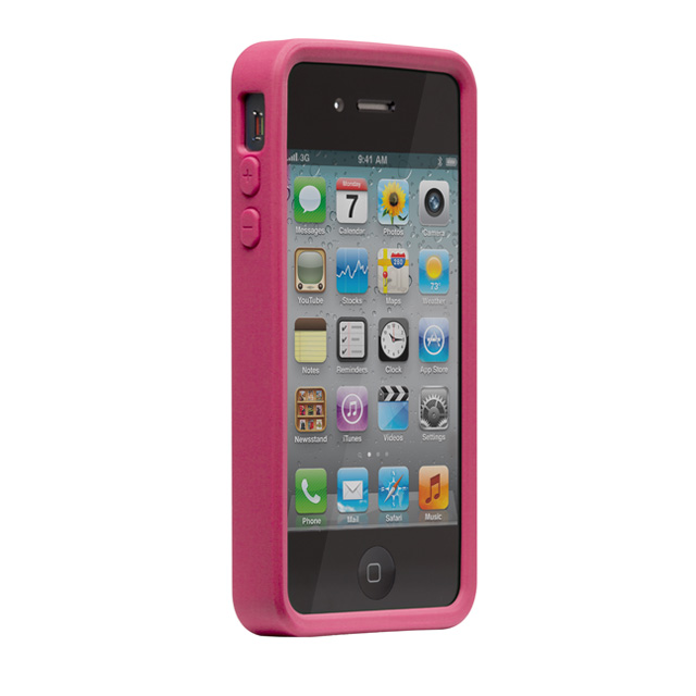 【iPhone ケース】iPhone 4S / 4 Snap Case, Lipstick Pink/Whiteサブ画像