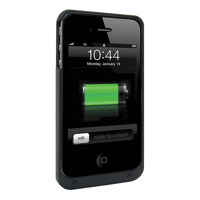 【iPhone4S/4 ケース】+M Battery FMトランスミッター付き バッテリー搭載ケース (ブラック)サブ画像