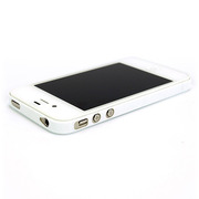 【iPhone4S/4 ケース】Skinny Fit Band (ホワイト)