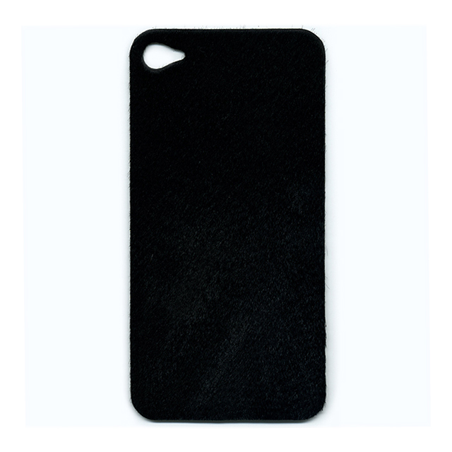 【iPhone4S/4 ケース】BADSMAKESGOODS レザーカバー (Fur-Black)サブ画像