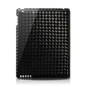 【iPad 第3世代 ケース】MonCarbone Black Diamond Smartt Mate for iPad3rd BD004MI