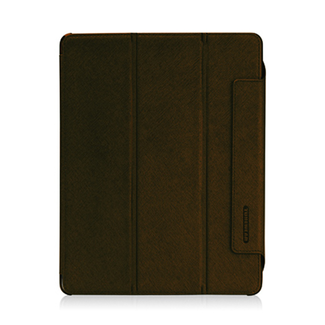 【iPad(第3世代/第4世代) iPad2 ケース】LeatherLook with Front cover for iPad (第3世代)/iPad 2 コッパーブラウンサブ画像