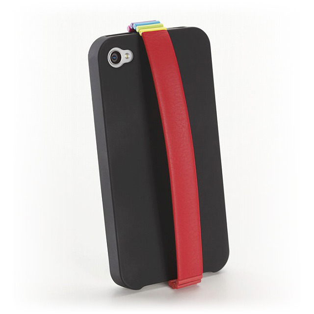 【iPhone】【革バージョン】クイックFTホルダー (Red) for iPhone5/4S/4