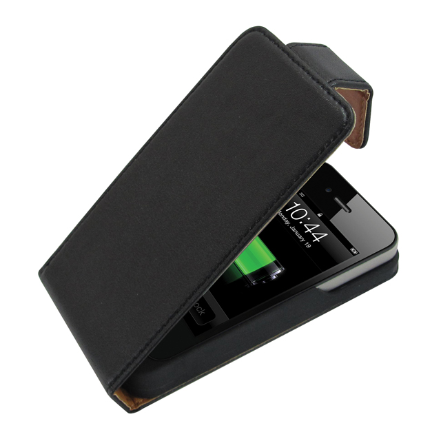 【iPhone ケース】+M Battery iPhone4/4S FMトランスミッター付き バッテリー搭載レザーケース (ブラック)サブ画像