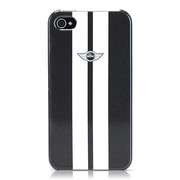 【iPhone ケース】CG Mobile MINI Stripes Hard Case for iPhone 4S/4 メタリックグレー