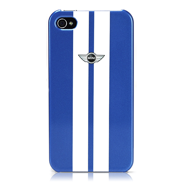 【iPhone ケース】CG Mobile MINI Stripes Hard Case for iPhone 4S/4 ブルー