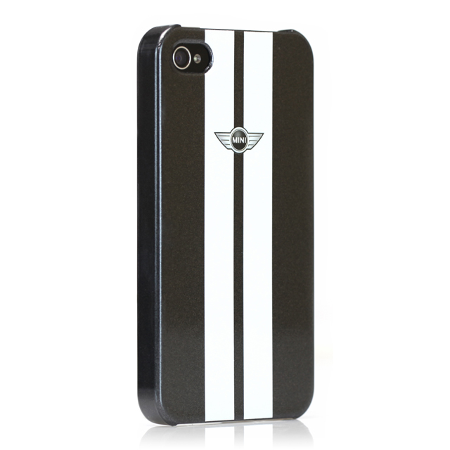 【iPhone ケース】CG Mobile MINI Stripes Hard Case for iPhone 4S/4 メタリックグレーサブ画像