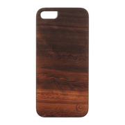 【iPhoneSE(第1世代)/5s/5 ケース】Real wood case Genuine Koara ブラックフレーム