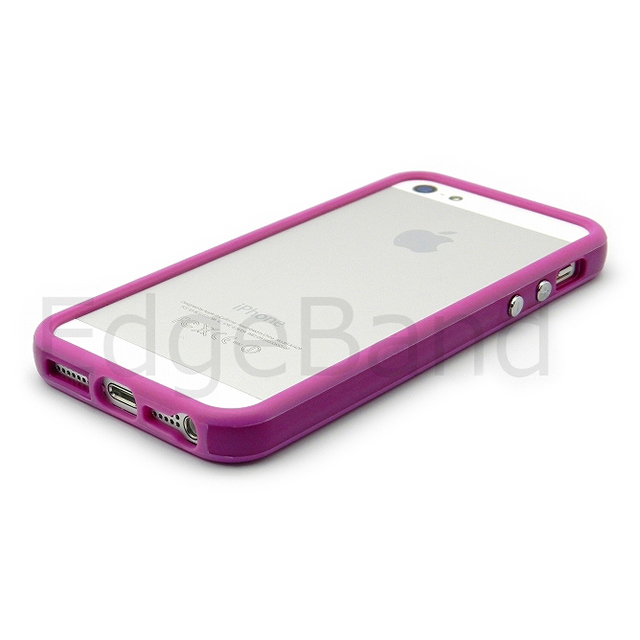 【iPhoneSE(第1世代)/5s/5 ケース】ハイブリッドバンパー Edge Band (Purple)goods_nameサブ画像