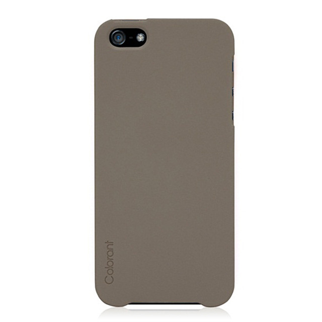 【iPhoneSE(第1世代)/5s/5 ケース】Colorant Case C1 (Titanium Gray)