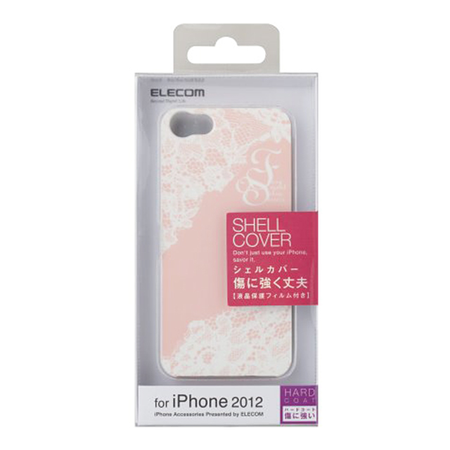 【iPhone5s/5 ケース】シェルカバー for Girl 05 レース ピンクgoods_nameサブ画像