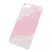 【iPhone5s/5 ケース】シェルカバー for Girl 05 レース ピンク