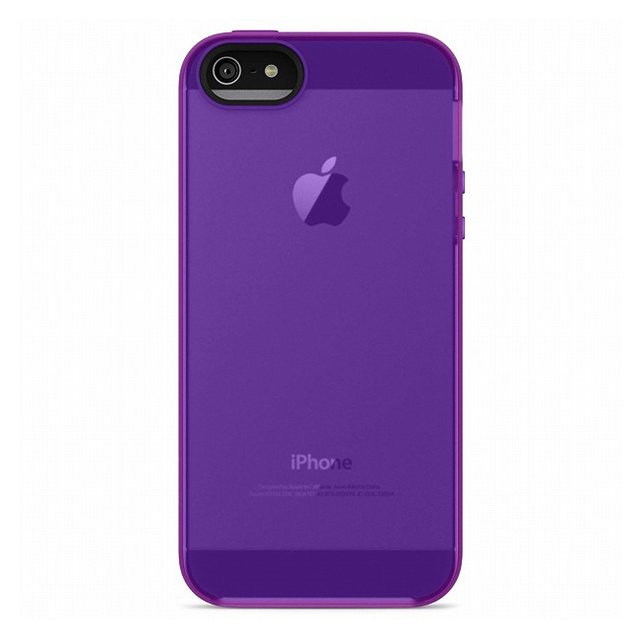 【iPhone5s/5 ケース】Grip Candy Sheer (TPU) (パープル・ピンク)