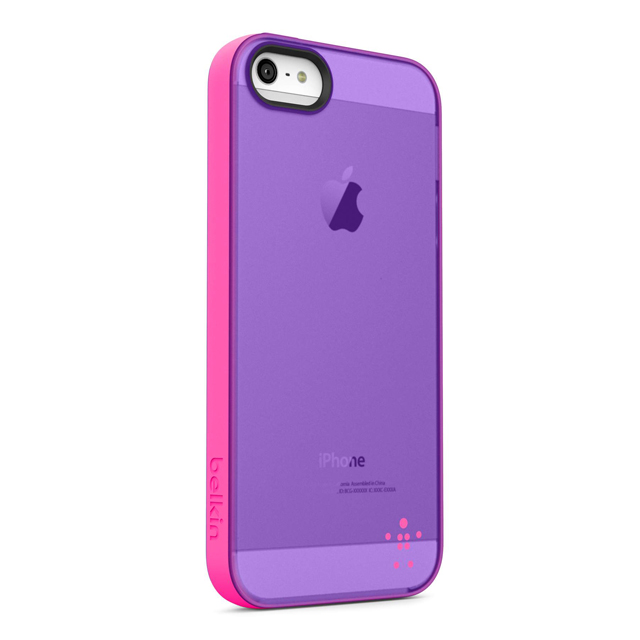 【iPhone5s/5 ケース】Grip Candy Sheer (TPU) (パープル・ピンク)サブ画像