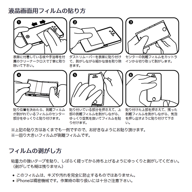 【iPhoneSE(第1世代)/5s/5c/5 フィルム】AFPクリスタルフィルムセットサブ画像