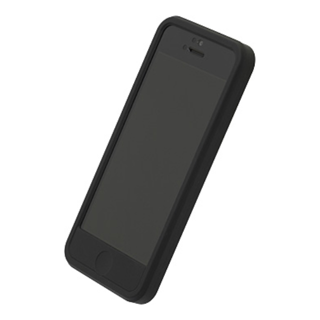 【iPhone5 ケース】シリコーンジャケットセット for iPhone5(マットブラック)サブ画像