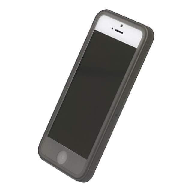 【iPhone5 ケース】シリコーンジャケットセット for iPhone5(クリアブラック)サブ画像