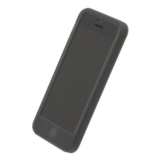【iPhone5 ケース】シリコーンジャケットセット for iPhone5(クリアブラック)サブ画像