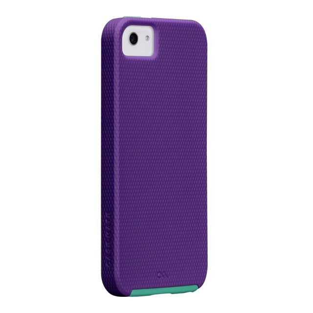 【iPhoneSE(第1世代)/5s/5 ケース】Hybrid Tough Case, Violet Purple /Pool Blue