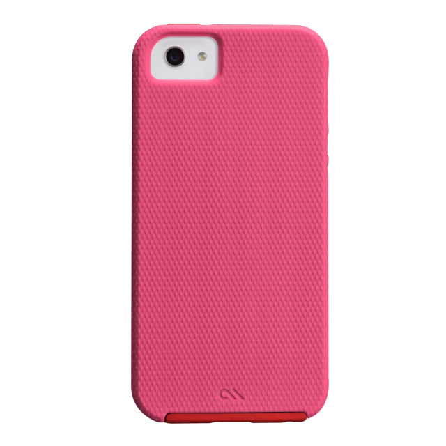 【iPhoneSE(第1世代)/5s/5 ケース】Hybrid Tough Case, Lipstick Pink /Flame Redサブ画像