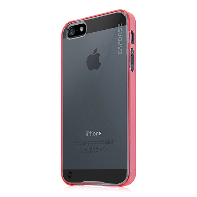 【iPhoneSE(第1世代)/5s/5 ケース】Soft Jacket Fuze DS Clear / Clear Red