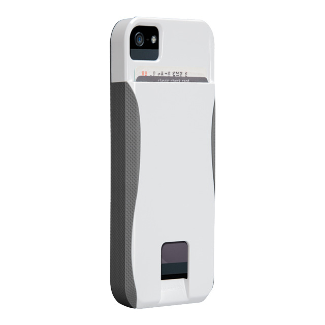 【iPhoneSE(第1世代)/5s/5 ケース】POP! ID Case, White/Titanium Grey