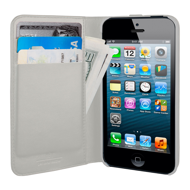 【iPhone5s/5 ケース】Axis Wallet for iPhone 5s/5  トリノホワイトサブ画像