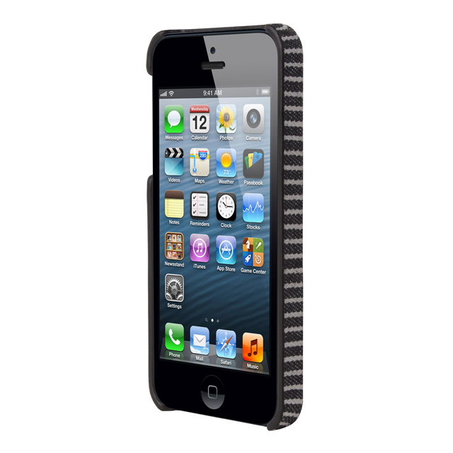 【iPhone5s/5 ケース】CORE CASE for iPhone 5s/5 ブラック/グレイ・ストライプサブ画像