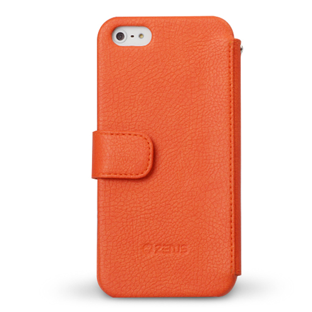 【iPhoneSE(第1世代)/5s/5 ケース】Masstige Color Point Diary (Orange)サブ画像