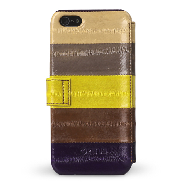 【iPhoneSE(第1世代)/5s/5 ケース】Prestige Eel Leather Diary (Multi Brown)goods_nameサブ画像