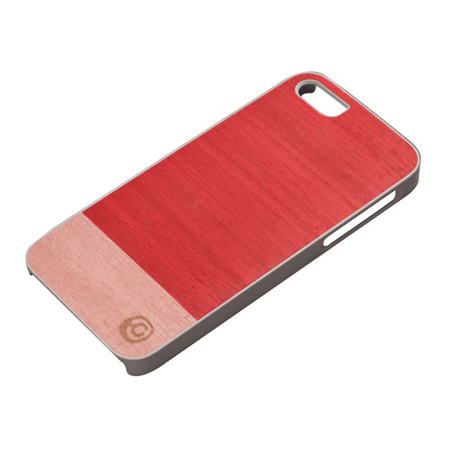 【iPhoneSE(第1世代)/5s/5 ケース】Real wood case Harmony Little peach ホワイトフレームgoods_nameサブ画像