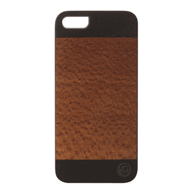 【iPhoneSE(第1世代)/5s/5 ケース】Real wood case Harmony Nerolex ブラックフレーム
