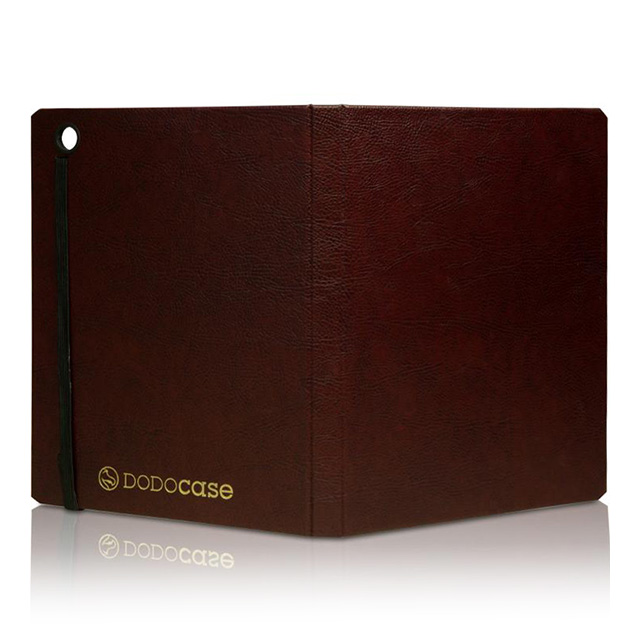 【iPad(第3世代/第4世代) iPad2 ケース】DODOcase SCHOLAR Burgandy カメラホールサブ画像