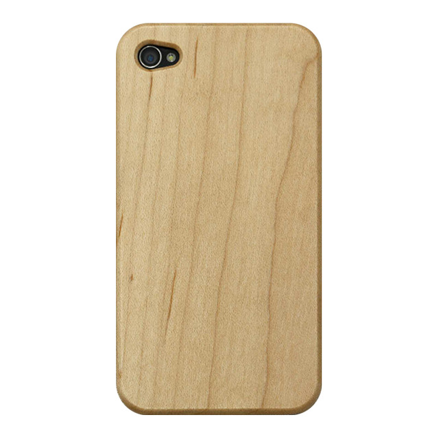 【iPhone4S/4 ケース】Nature wood/white