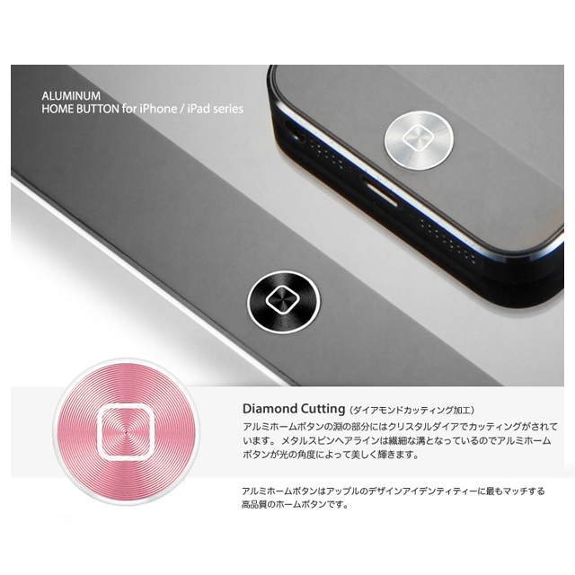 ALUMINUM HOME BUTTON for iPhone / iPad seriesサブ画像