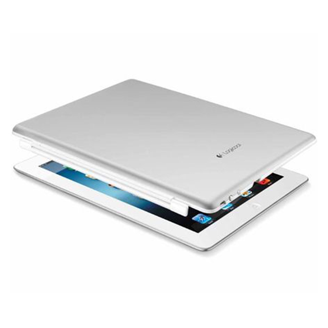 【iPad(第3世代/第4世代) iPad2】ロジクール ウルトラスリム キーボードカバー ホワイトサブ画像